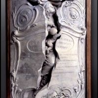 Pomnik Marii Magdaleny Langhans, kobiety zmarłej podczas porodu w 1751 roku.