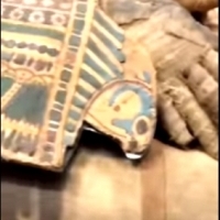 Mumia mężczyzny, który mieszkał w Egipcie.