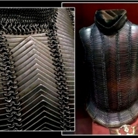 Polska zbroja z XVI wieku składająca się ze stalowych pierścieni i 1074 stalowych płyt.
