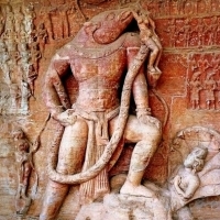 Vishnu as Varaha, Udayagiri Caves.