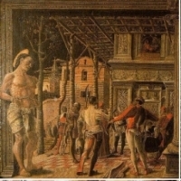 Męczeństwo św. Krzysztofa; Andrea Mantegna.
