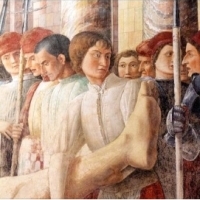 Męczeństwo św. Krzysztofa; Andrea Mantegna.