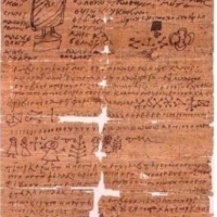 Na tym papirusie są dwa różne zaklęcia.