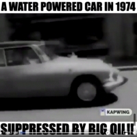 Samochód, który jeździł na wodzie w 1974 roku i nie potrzebował żadnego innego paliwa.