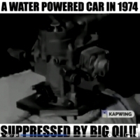 Samochód, który jeździł na wodzie w 1974 roku i nie potrzebował żadnego innego paliwa.