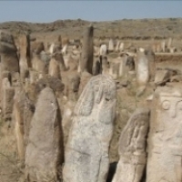 Starożytne miejsce „Shahre-Yeri” (Boorazma) w prowincji Azarbejdżan, północno-zachodni Iran/Persja. 