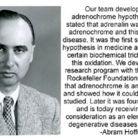 Adrenochrom i dr. psychiatrii Abram Hoffer tak pisał:
