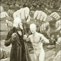 Ilustracje J. Augustusa Knappa do niesamowitej przygody science fiction Johna Uri Lloyda Etidorhpa (1895). 