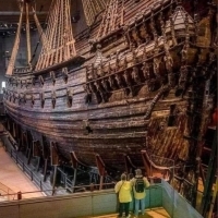 The Swedish warship Vasa.