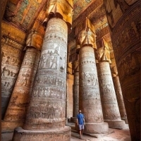 Świątynia Hathor w mieście Dendera w Egipcie.