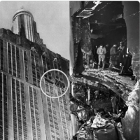 W 1945 roku bombowiec rozbił się o Empire State Building.