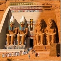 Abu Simbel is a complex formed by two temples carved into the rock:
