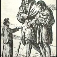Spotkanie Magellana z Patagońskimi Gigantami.