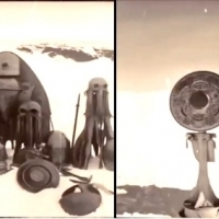 Old footage shows unknown ancient devices found during Nazi expeditions in Antarctica and Egypt.