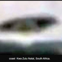 Huge Cigar-shaped UFO emerges from the ocean off coast Kwa Zulu Natal, South Africa.