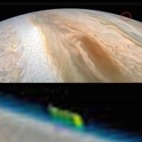 Mysterious Green Anomaly spotted on Jupiter.