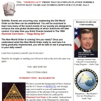 "SMOKING GUN" PROOF THAT ILLUMINATI PLANNED TERRIBLE  EVENTS MANY YEARS AGO TO BRING DOWN OUR CULTURE: Part 3
