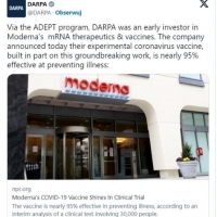 DARPA i Moderna połączyły siły, aby stworzyć zastrzyki do terapii genowej mRNA, które doprowadziły do ​​​​wstrzyknięć „Covid”.