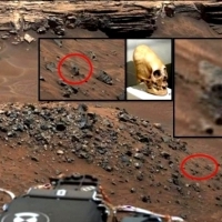 Possible Elongated Skull found at a mountain on Mars