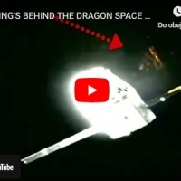 Triangular Craft filmed during docking procedure SpaceX Dragon Capsule and the ISS?