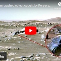 Debris from crashed object caught by Perseverance Mars Rover