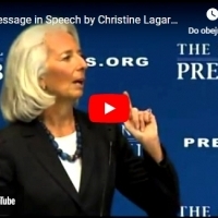 Occult Message in highly unusual speech by Christine Lagarde of IMF