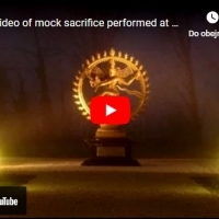 Leaked Video of human sacrifice ritual at CERN in front of the statue of Shiva