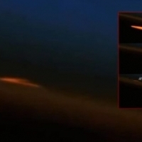 Fast moving V-shaped UFO caught on NASA live stream