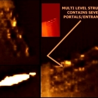 Massive UFO and Multi Level Structure appear near the Sun