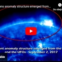 Gigantyczna tajemnicza prostokątna anomalia wyłania się ze Słońca