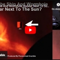 Alien Cube and Portal materialize next to the Sun