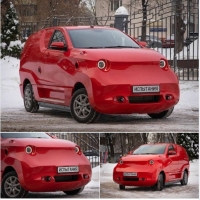 Rosyjska firma Avtotor zaprezentował swój pierwszy samochód elektryczny, Amber.
