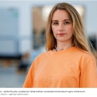 Olga Malinkiewicz - polska fizyczka, wynalazczyni taniej metody wytwarzania drukowanych ogniw słonecznych.