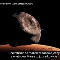 Na Księżycu  i na Fobos- księżycu Marsa Odkryto Dziwne Megastruktury! UFO eliptyczny obiekt.