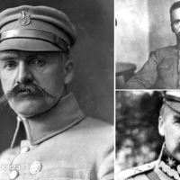 Hazardzista Piłsudski w Polsce w roku 1918.