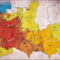 Dynastia Polskich Królów:  Piastowie. Mapa ziem polskich w latach.