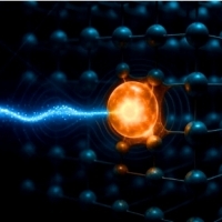  Polaron ujawniony. To on blokuje przepływ elektronów.