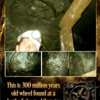 Deep inside a coal seam dated to nearly 300 million years old, miners uncovered a perfectly circular, wheel-like object sealed within solid rock.