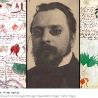 Karty z manuskryptu Wojnicza i Michał Wojnicz