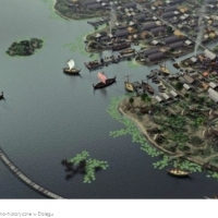 Truso odkryto w 1981 roku nad jeziorem Druzno dzięki analizie relacji Wulfstana.